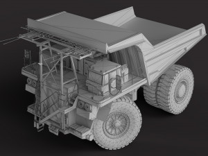 Komatsu 730E 3D 모델