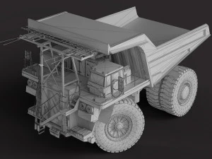 Komatsu 730E Modelo 3D