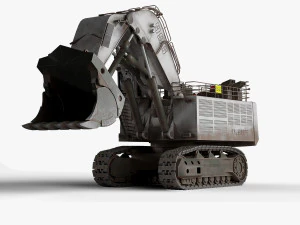 Excavadora Liebherr R996 Modelo 3D