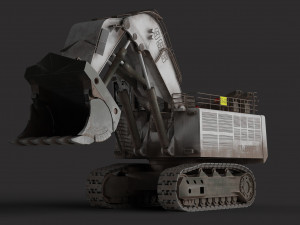 Liebherr R996 Excavator Modèle 3D