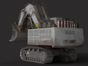Liebherr R996 Excavator Modèle 3D
