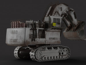 Liebherr R996 Excavator Modèle 3D