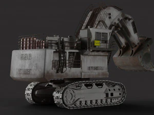 Liebherr R996 Excavator 3D Model
