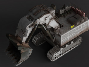 Liebherr R996 Excavator Modèle 3D
