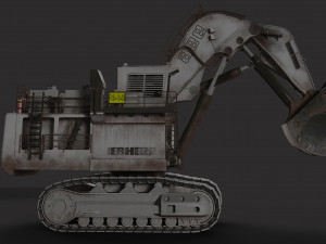 Liebherr R996 Excavator Modèle 3D
