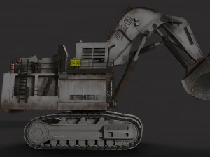Liebherr R996 Excavator 3D Model