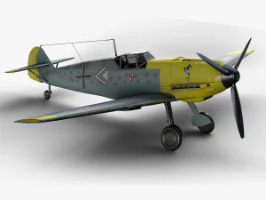 Messerschmitt Bf 109 Modello 3D