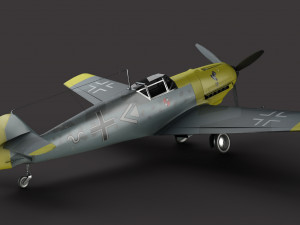 Messerschmitt Bf 109 Modèle 3D