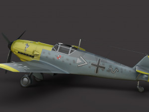 Messerschmitt Bf 109 Modèle 3D