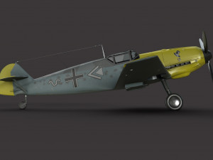 Messerschmitt Bf 109 Modèle 3D