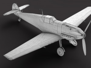 Messerschmitt Bf 109 Modèle 3D