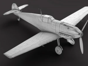 Messerschmitt Bf 109 3D Model