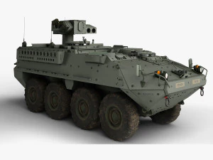 M1134 Stryker 3D Model