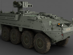 M1134 Stryker 3D मॉडल
