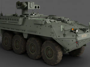 M1134 Stryker 3D Model
