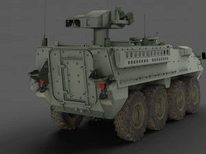M1134 Stryker 3D Model