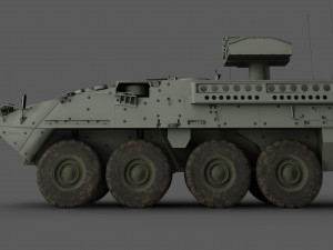 M1134 Stryker 3D मॉडल