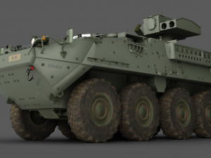 M1134 Stryker 3D मॉडल