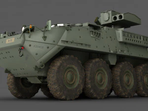 M1134 Stryker 3D Model