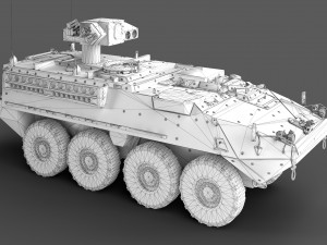 M1134 Stryker 3D मॉडल