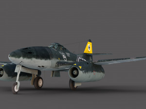 Messerschmitt Me-262 3D-Modell
