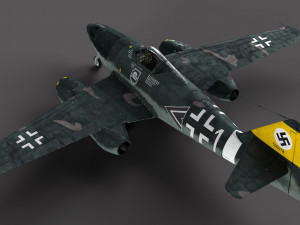 Messerschmitt Me-262 3D-Modell