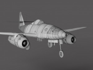 Messerschmitt Me-262 3D-Modell