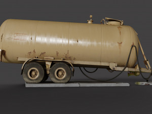 Tank Trailer Model 3D
