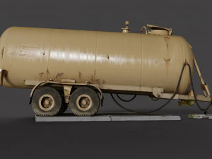 Tank Trailer 3D Model