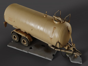 Tank Trailer Model 3D