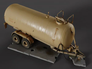 Tank Trailer 3D Model