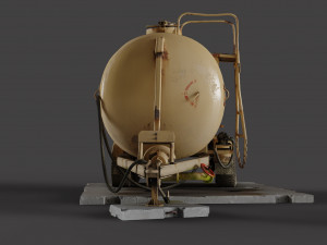 Tank Trailer Model 3D