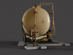 Tank Trailer 3D Model