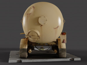 Tank Trailer Model 3D