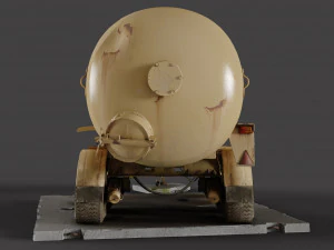 Tank Trailer 3D Model