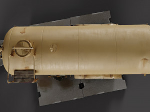Tank Trailer Model 3D