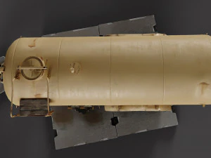 Tank Trailer 3D Model