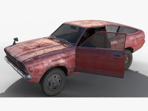 Viejo cupé clásico Modelo 3D