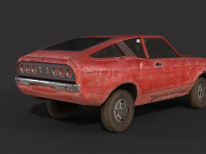Old Classic Coupe 3D 模型