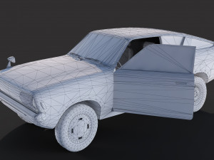 Old Classic Coupe 3D 模型