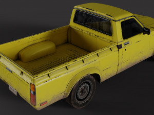 Old Toyota Pickup 3D-Modell