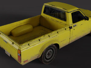 Old Toyota Pickup 3D Model