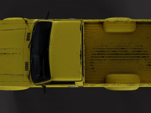 Old Toyota Pickup 3D Model