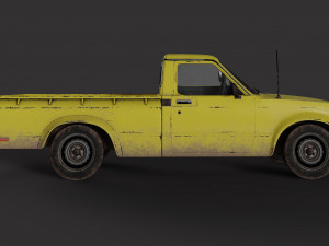 Old Toyota Pickup 3D-Modell