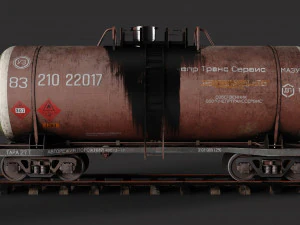 Tank - wagon 3D Model