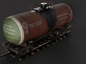 Tank - wagon 3D Model