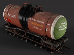 Tank - wagon Modelo 3D