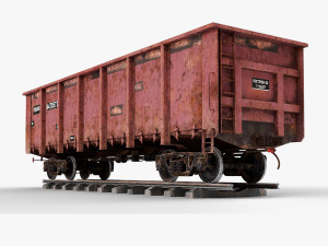 Open wagon 3Dモデル