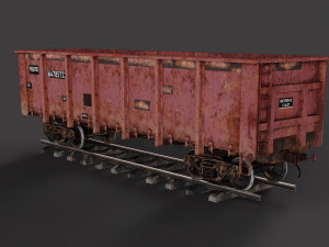 Open wagon 3D Model