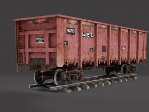 Open wagon 3D Model
